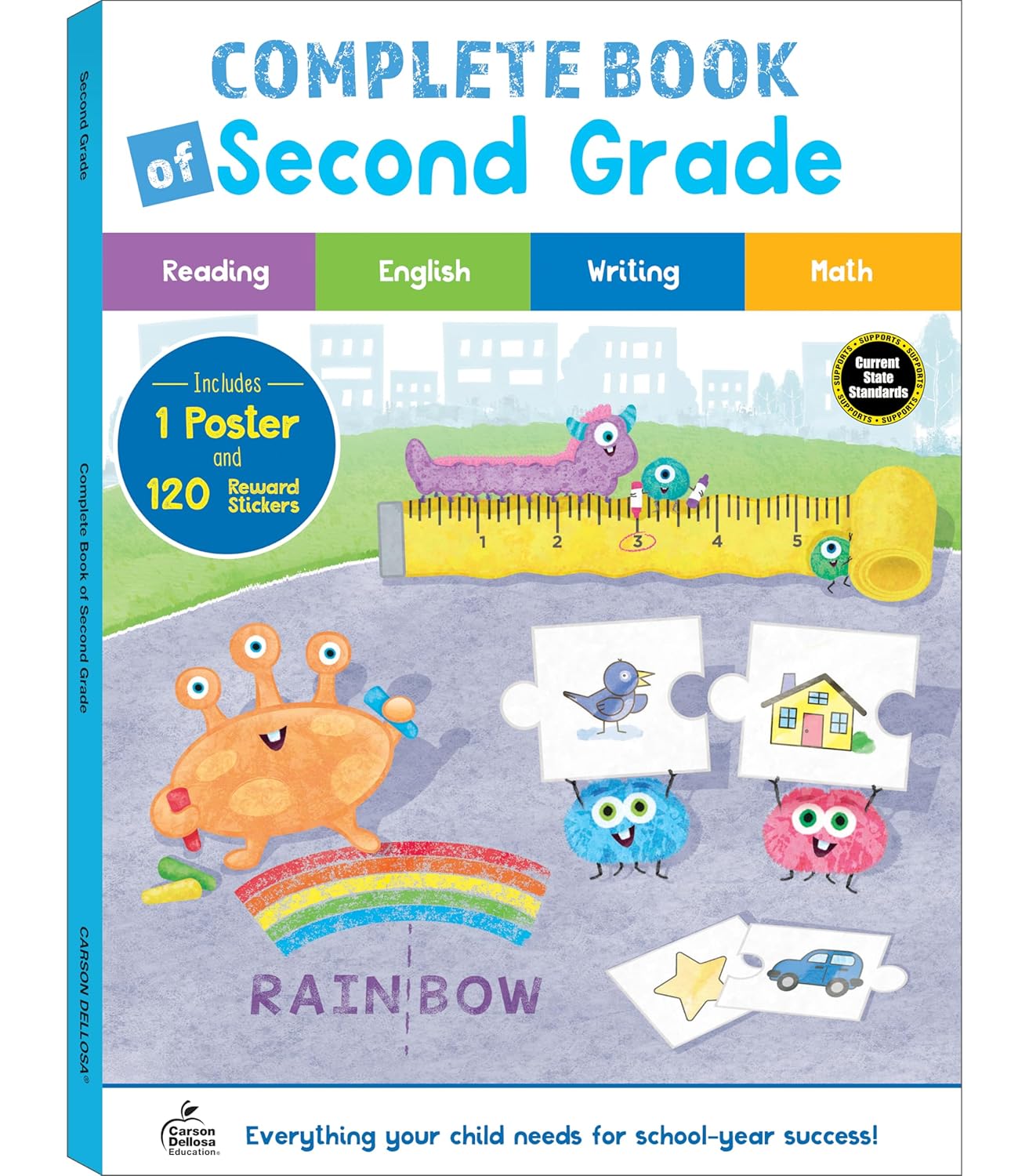 Carson Dellosa Complete Book of Second Grade Workbook, Parts of Speech