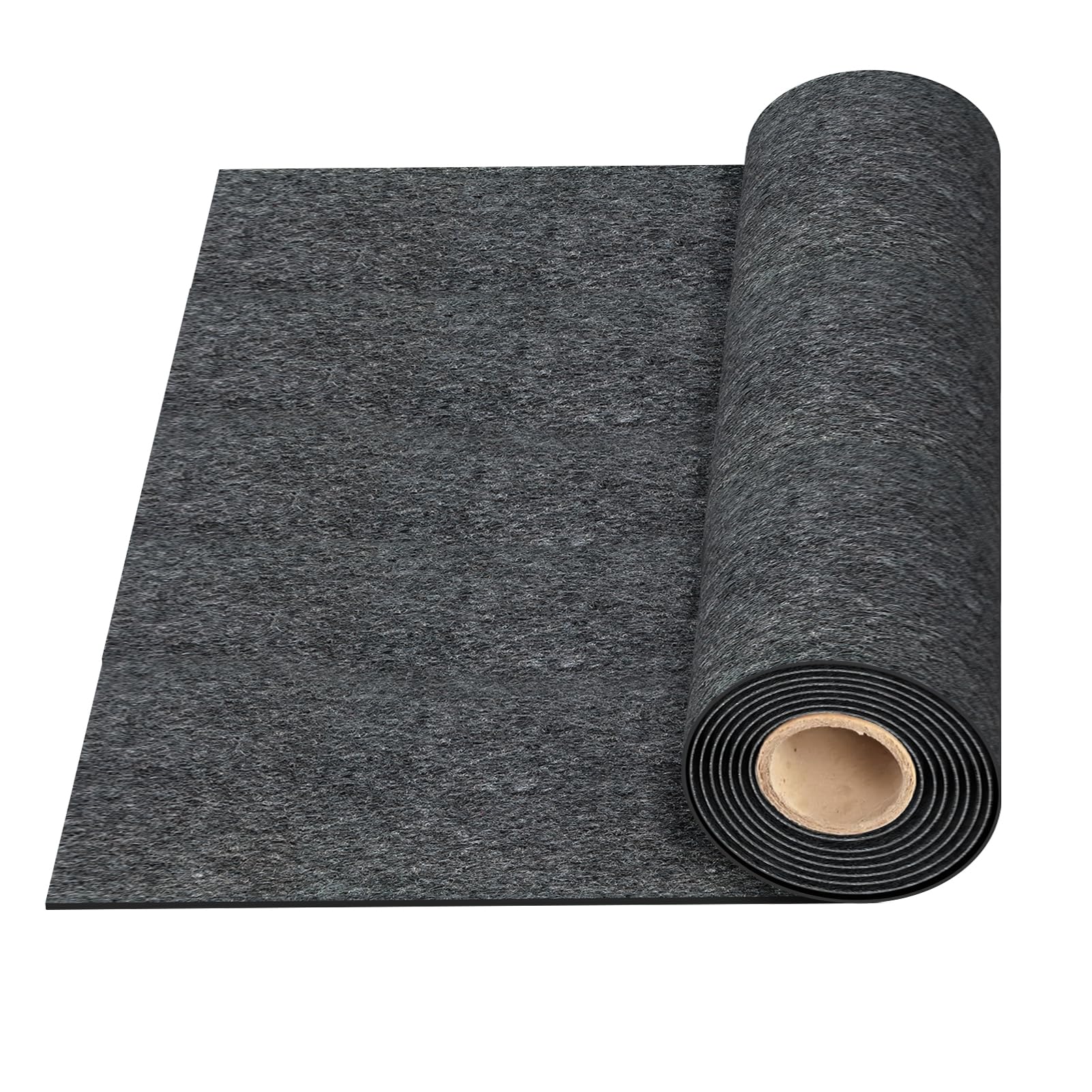 8.8 X 22 Ft Ölauffangmatte, Garagenboden Ölauffangbehälter Non-Slip Felt Cuttable Garagenmatte Motorrad Teppich