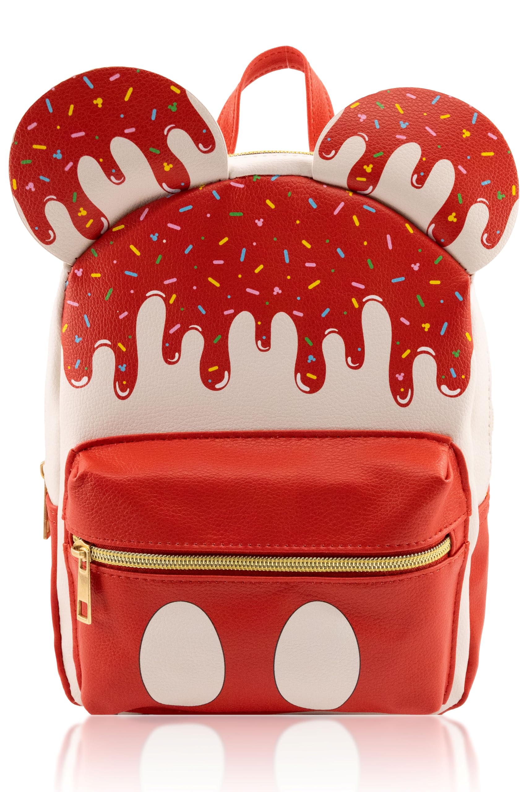 Disney Mickey Mouse Backpack for Women, Men, Unisex | Cute PU Leather 10" Mini Backpack Purse