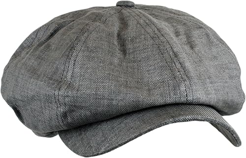 Miniatura 3 de Maravillosa moda hombres lino 8 panel Applejack Gatsby newsboy IVY sombrero
