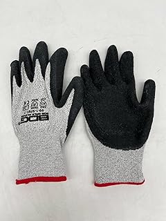 GLOVE Latex Coated Cut Resistant Gloves GREY KNIT HPPE 9919701 Size Small (pack of 12)