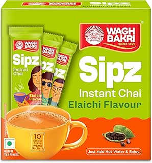 Wagh Bakri Elaichi Instant Chai Tea Premix Powder, 140 gm Price In India