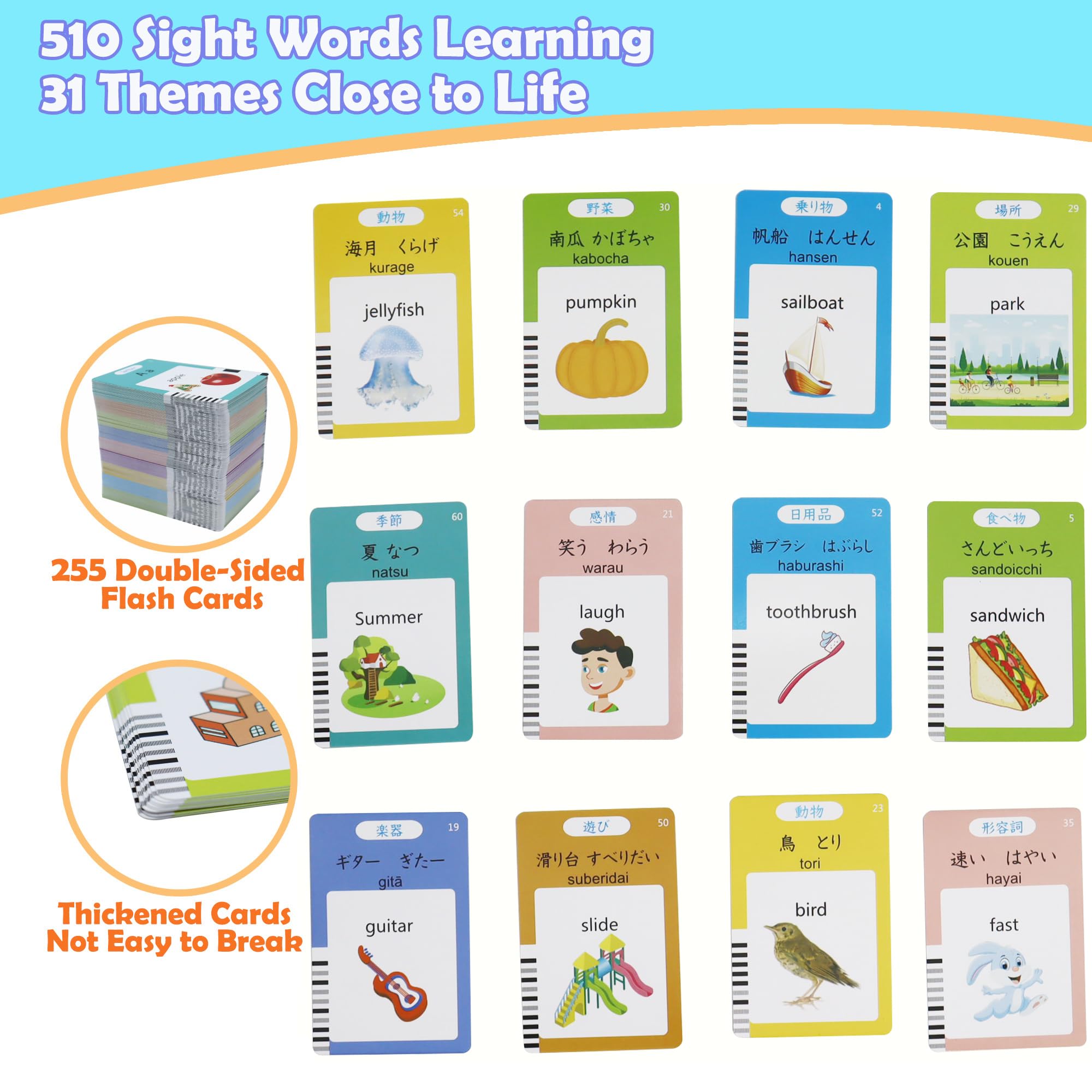Amazon.com: MAYAPHILOS 510 Sight Words Japanese and English Amazon.com: MAYAPHILOS 510 Sight Words Japanese and English