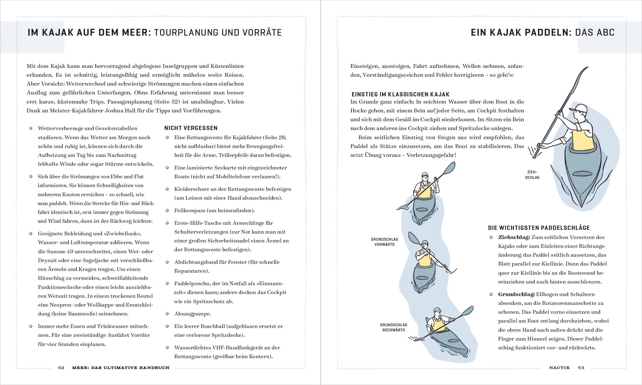 Meer: Das ultimative Handbuch. Alles über Schifffahrt, Segeln, Surfen, Tauchen, Angeln, Nautik, Meerestiere uvm. - Durchgehend illustriert und hochwertig gestaltet mit Folienprägung