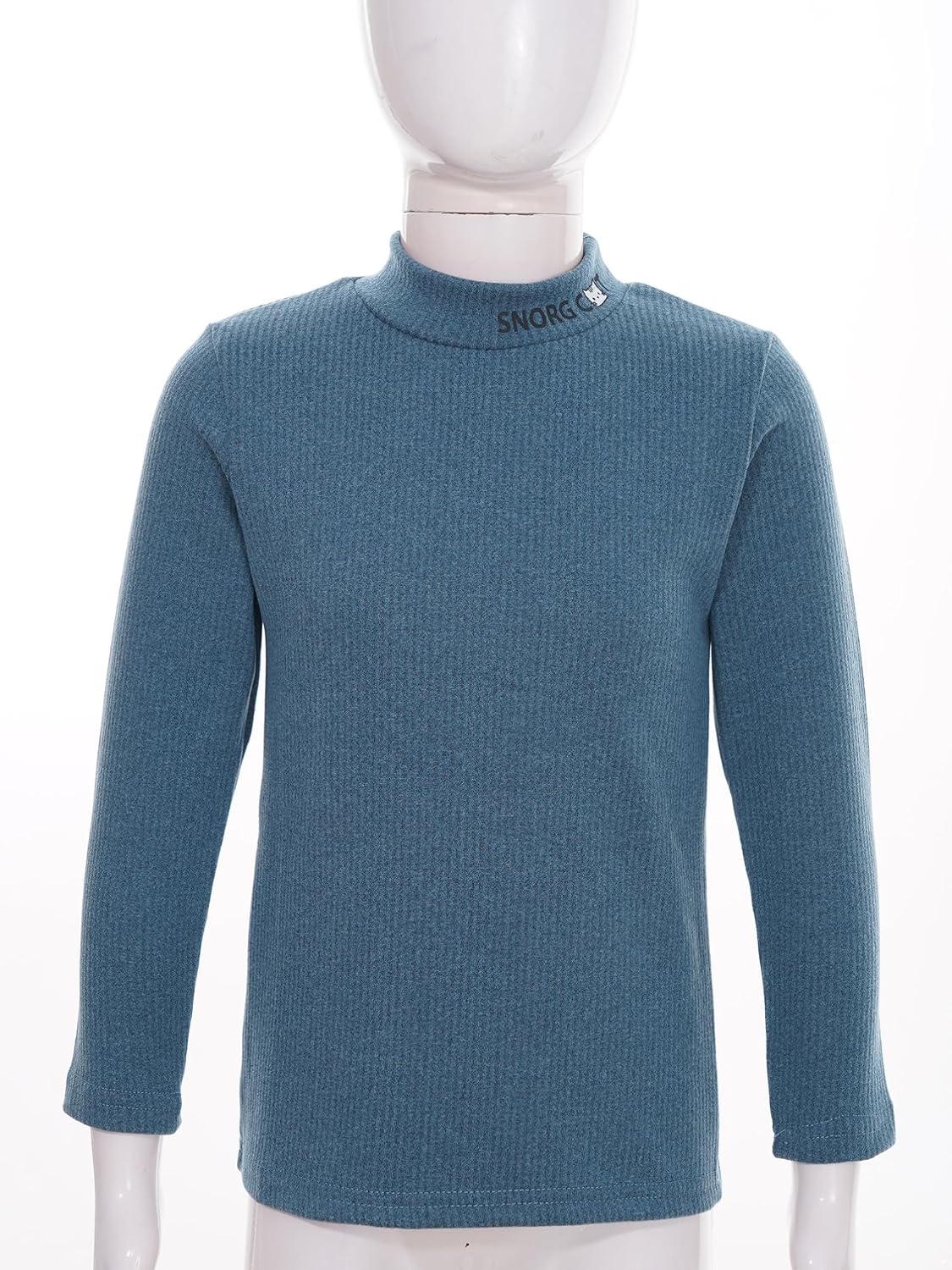 TiaoBug Girls Boys Thermal Underwear Top Long Sleeve Undershirt Sweater Turtleneck T-Shirts Winter Baselayer Shirts