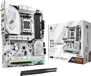 ASRock マザーボード B850 Steel Legend WiFi AMD Ryzen 9000 / 8000 / 7000 シリーズ CPU (Soket AM5) 対応 DDR5 ATX マザーボード 【国内正規代理店品】