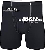Vista 2 de Gildan Calzoncillos tipo bóxer con cintura cubierta para hombre, paquete múltiple