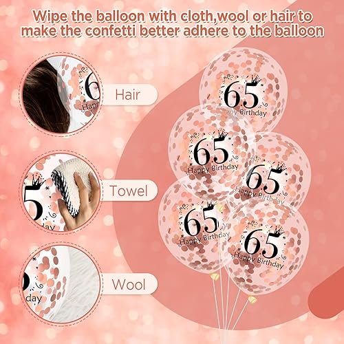 Miniatura 83 de 18 globos de cumpleaños de 13 años y suministros de decoración de fiesta de confeti para niñas y niños, 12 pulgadas