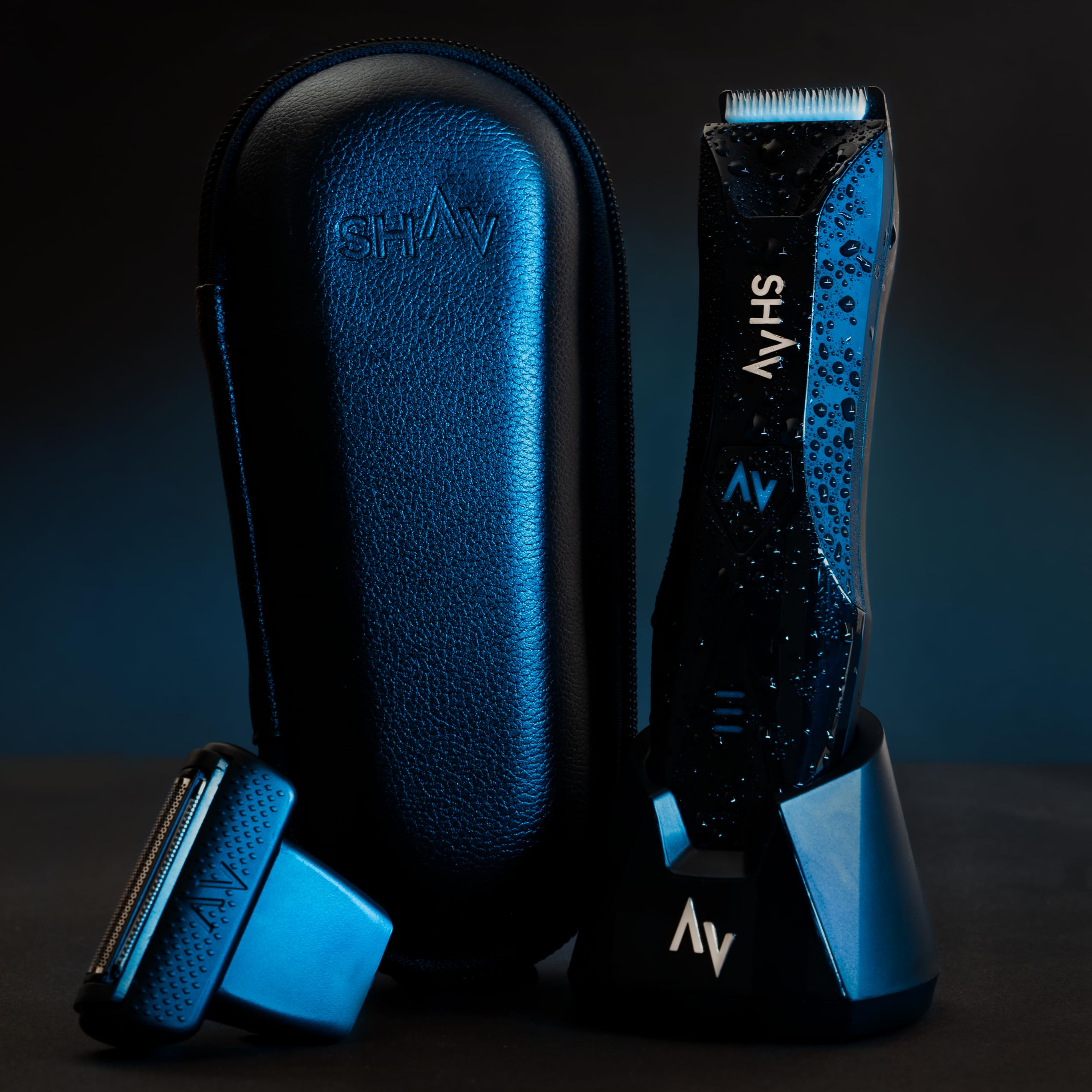 Shav™ - Etui podróżne na golarkę CutFree™, maszynka do włosów na mokro i na sucho z wymiennym ceramicznym modułem ostrza, bodygroomer do włosów intymnych i na ciele