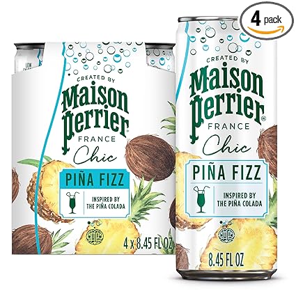 Maison Perrier Chic Pina Fizz, 8.45 FL OZ Can (4 Count)