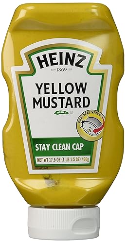 Vista 76 de Heinz Mostaza amarilla (botella de 567 g)