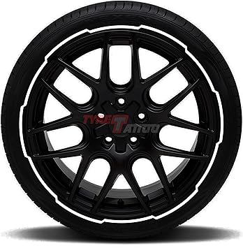 Tyre Tattoo 3D Premium & Unique Rubber Tyre Stickers Kit (4 Tyres)_Design Circled Arc