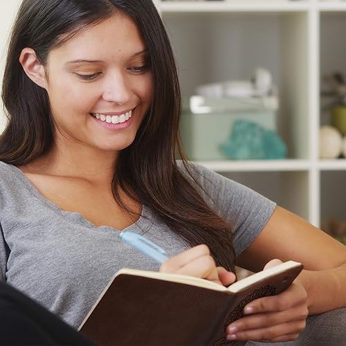 Miniatura 7 de Personal Leather Journal Notebooks  12 Design, 9 Color - Chestnut  Journal for Women, Men - Custom Notebook to Write in - Diary for Girls, Women -