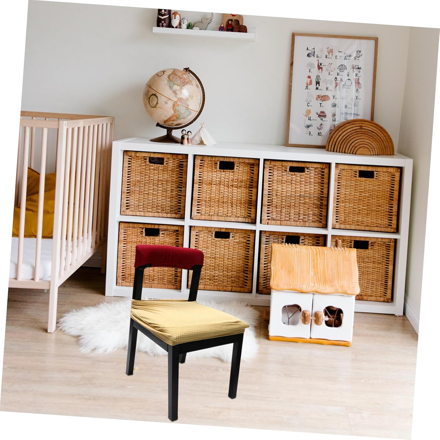 Dic Style Chair Protector 6pcs Waterproof Dining Chair Cover Slipcover for Chair Home Furniture c