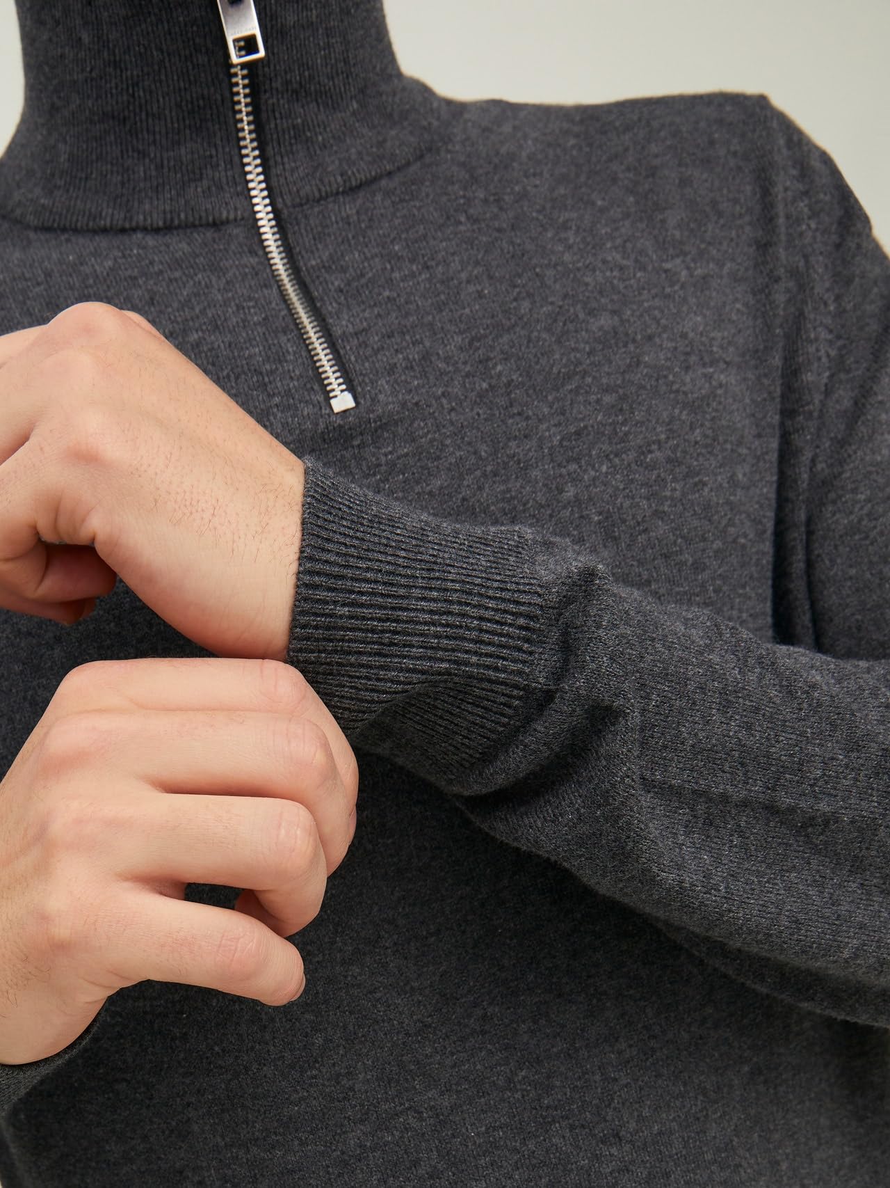 JACK & JONES Quarter Zip Plain Quarter Zip