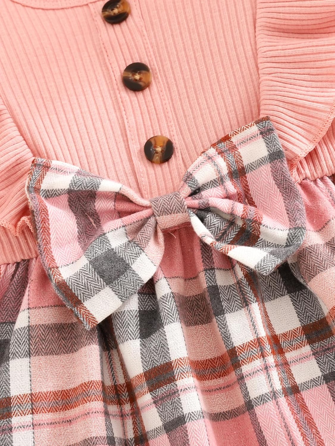 Baby Long Sleeve Fall Dress Baby Girl Clothes Ruffle Toddler Casual Dress Infant Cute Clothes Winter Outfits - Image 6