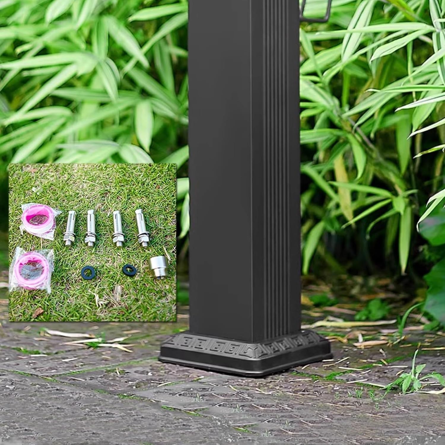 Freestanding Garden Water Column with Faucet - Winter-Proof, Durable Watering Solution for Garden Irrigation, Prevents Freezing & Cracking, Ideal for Outdoor Use