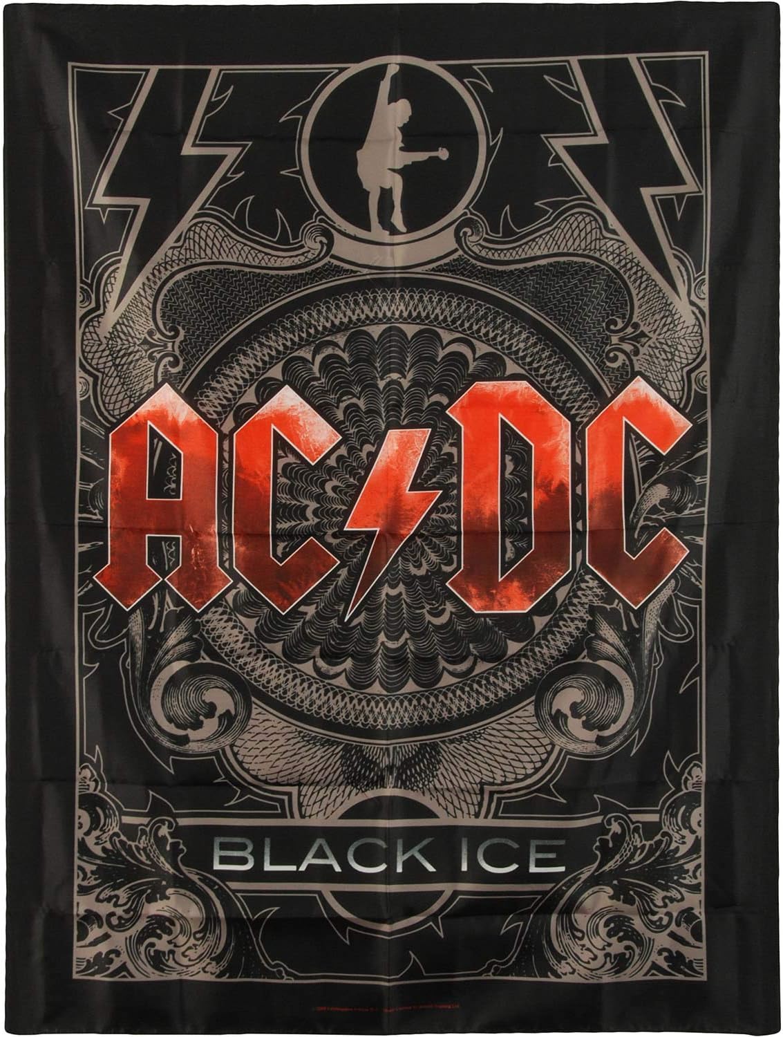 Amazon.com: LPGI AC/DC Black Ice Fabric Poster, 30 by 40-Inch: Prints ...