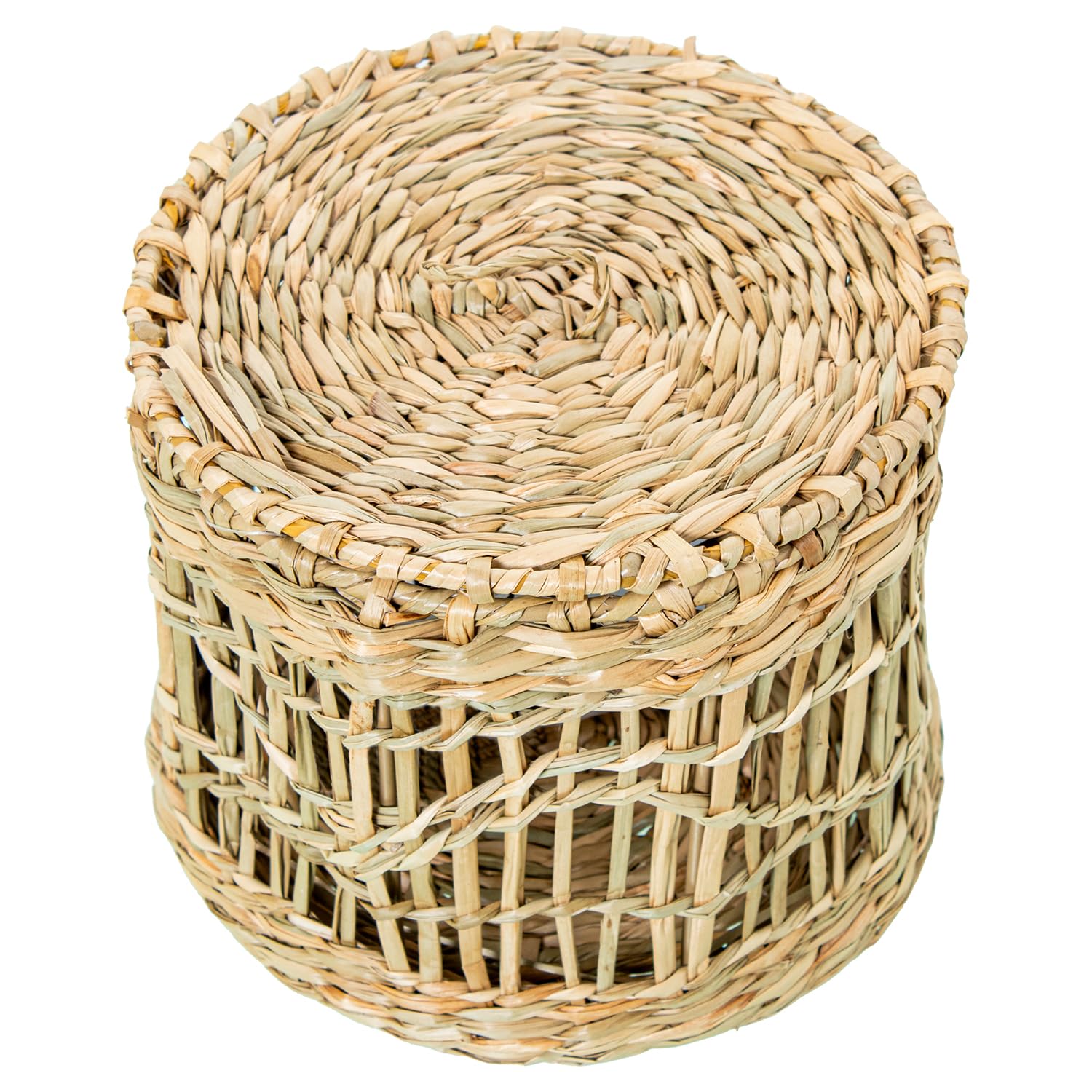 Panier herbe de mer 15x12 cm pour organiser la salle de bain et le bureau