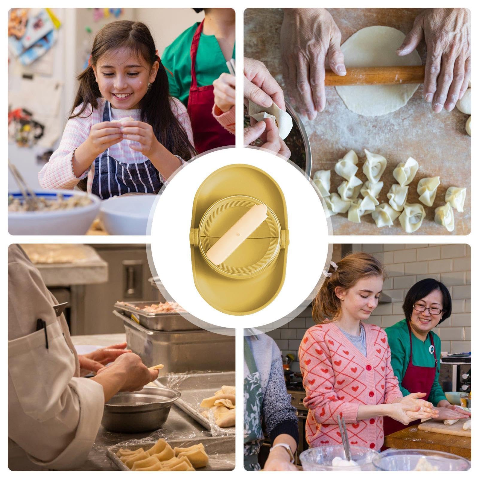 Stampo Per Ravioli 3 In 1 Con 3 Dimensioni Intercambiabili (8,10,12 Cm) – Sigillatrice Per Pasta Per Gnocchi, Tortelli, Empanadas, Facile Da Pulire