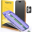 YWXTW 2 Pack for iPhone 17 Pro Max Matte Screen Protector 6.9 Inch+1 Set Camera Lens Protector, [1S Pull-Out] Anti Glare Anti Fingerprint 17 Pro Max Glass Screen Protector, Bubble Free, Smooth as Silk
