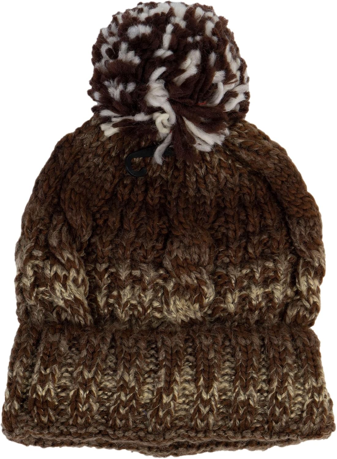TOP HEADWEAR Womens Winter Knit Beanie Hat Stripe Pom