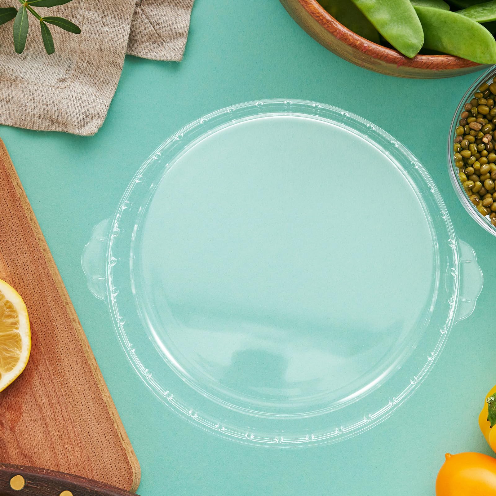 Tapa de Vidrio Antisalpicaduras para Microondas 2 Piezas 10 Pulgadas
