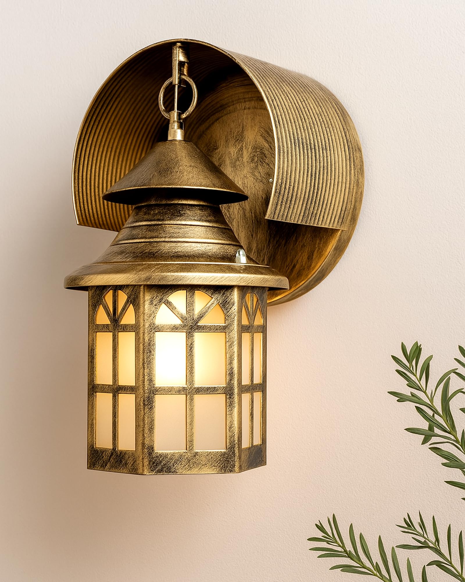 Rustic Outdoor Wall Lamp - Vintage Style -1