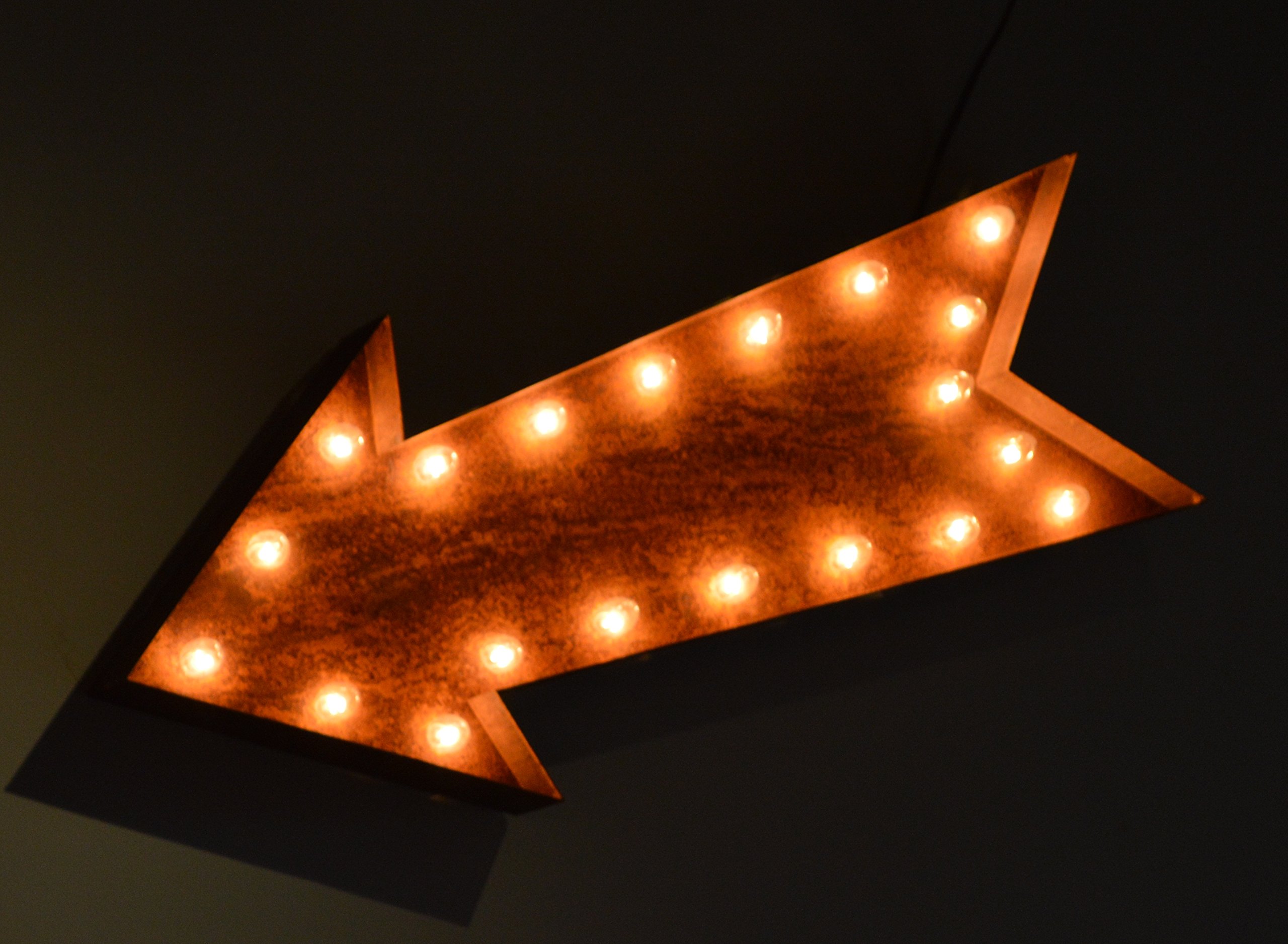 Vintage Lighted Arrow Sign