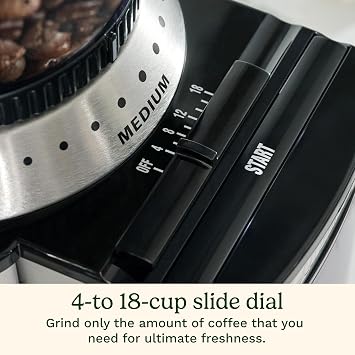Cuisinart Electric Burr Coffee Grinder, 18 Settings, 4-18 Cups, DBM-8P1