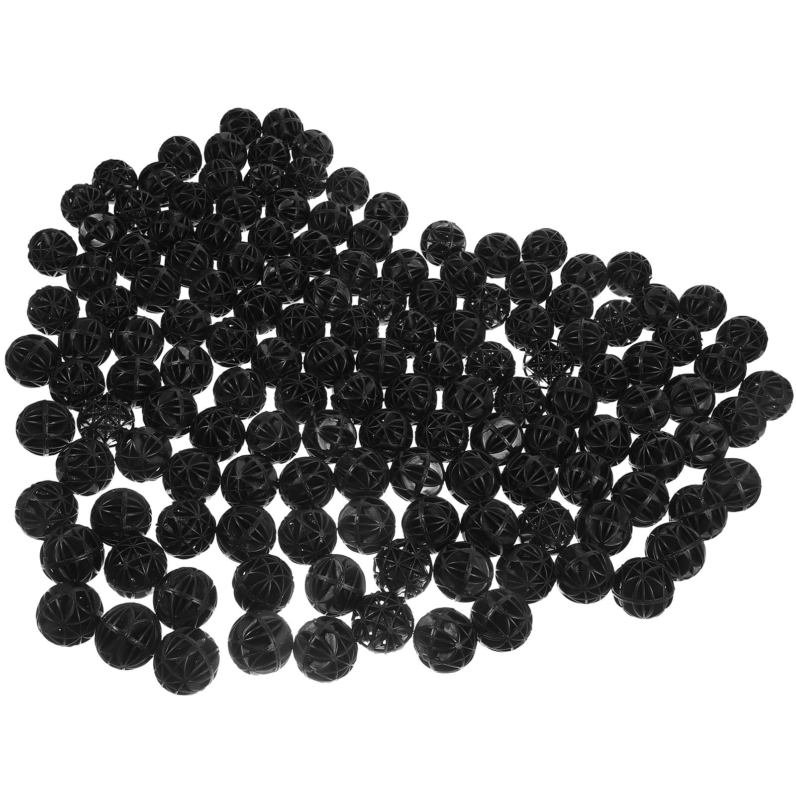 ibasenice 200 Sfere biologiche in plastica per Acquario: 2,5 cm (1 Pollice) per la filtrazione Biologica, Ideali per acquari, laghetti per Koi e filtri a Cartuccia.