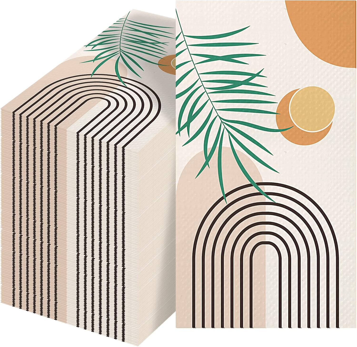 100 Pack Floral Napkins Disposable Paper Hand Towels 2 Ply Decorative Dinner Guest