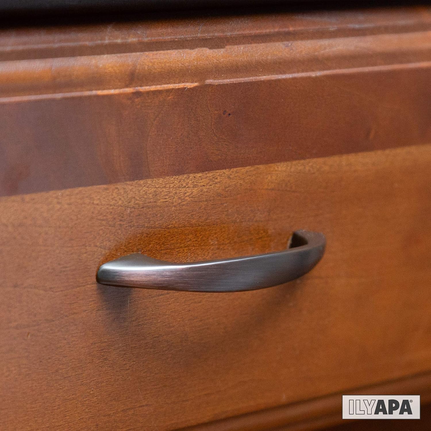 Ilyapa 25 Pack 3 Inch Oil Rubbed Bronze Cabinet Pulls - Kitchen Drawer Pulls, Cabinet Handles, Oil Rubbed Bronze Kitchen Cabinet Hardware with 3 Inch Hole Center