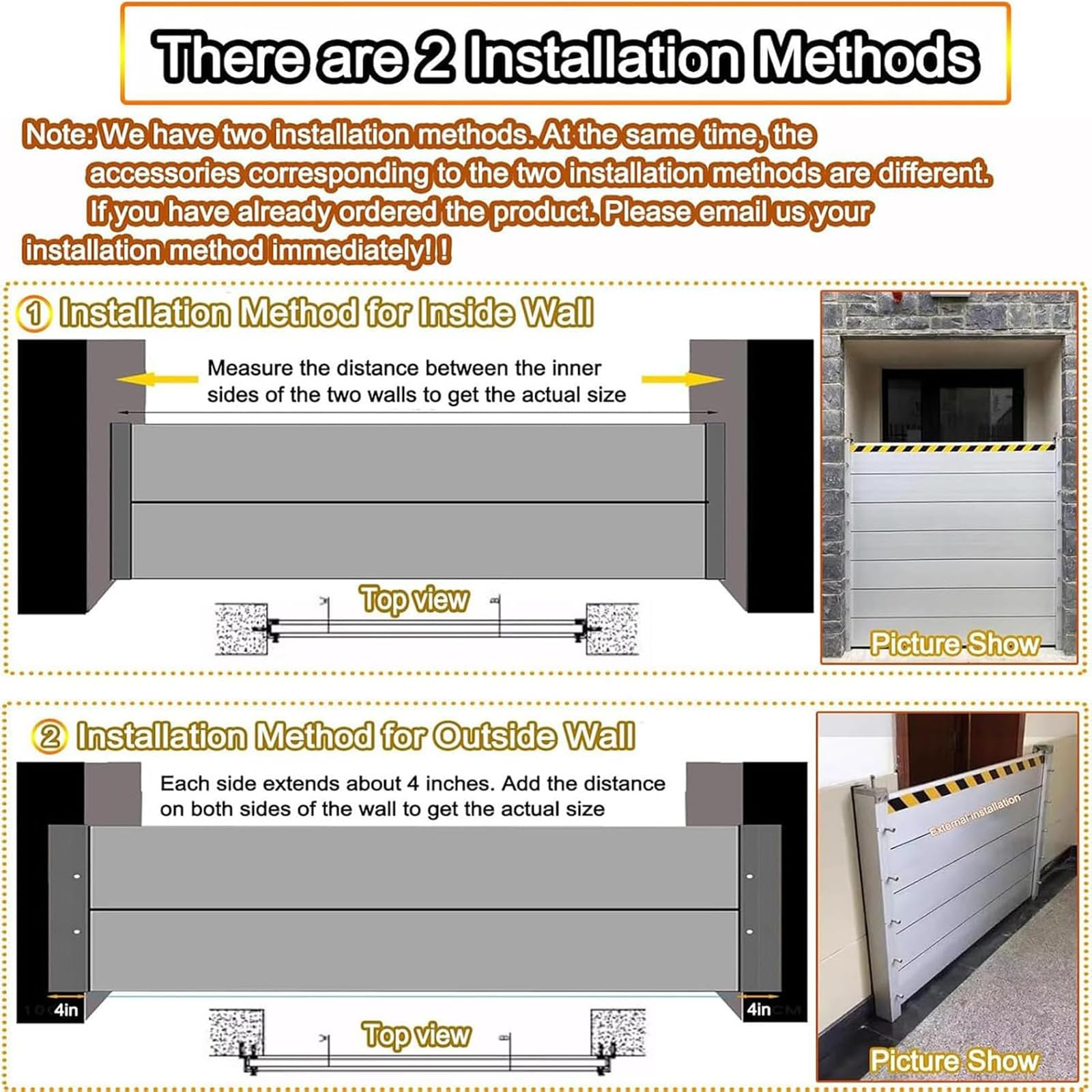 Barrerade ProteccióN contra PortáTil Resistente Barrera contra Inundaciones De Aluminio para Puertas Y Garajes Reutilizable ProteccióN Impermeable con Sellado Y FáCil InstalacióN