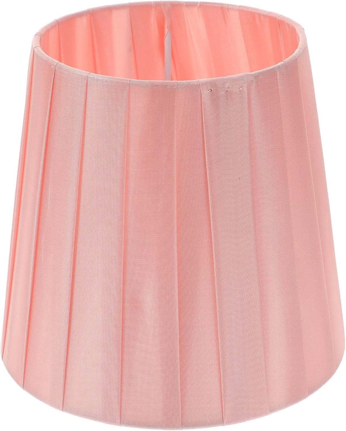 OSALADI Pink Lamp Shade Pleated Lamp Shade Cloth Lampshade Clip On