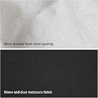 Vista 6 de Cubierta de tambor de 55 galones con cordón ajustable elástico, tapa de tambor de 55 galones de 25.59 pulgadas de diámetro, se adapta a la mayoría