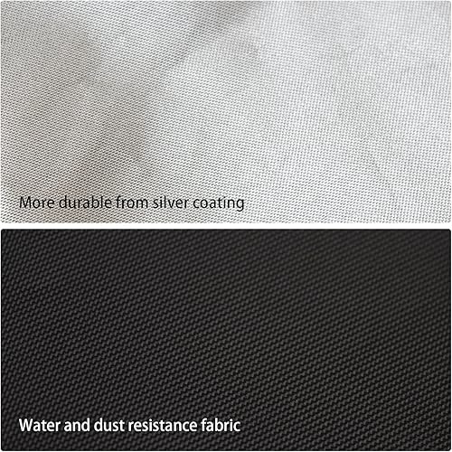 Miniatura 6 de Chuanke Cubierta de tambor de 55 galones con cordón ajustable elástico, tapa de tambor de 55 galones de 25.59 pulgadas de diámetro, se adapta a la