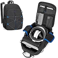 Vista 1 de PGmoon Carrying Case Compatible with PSVR2, Protective Storage Backpack for PSVR 2 Headset & Touch Controllers and More, Individual Room for