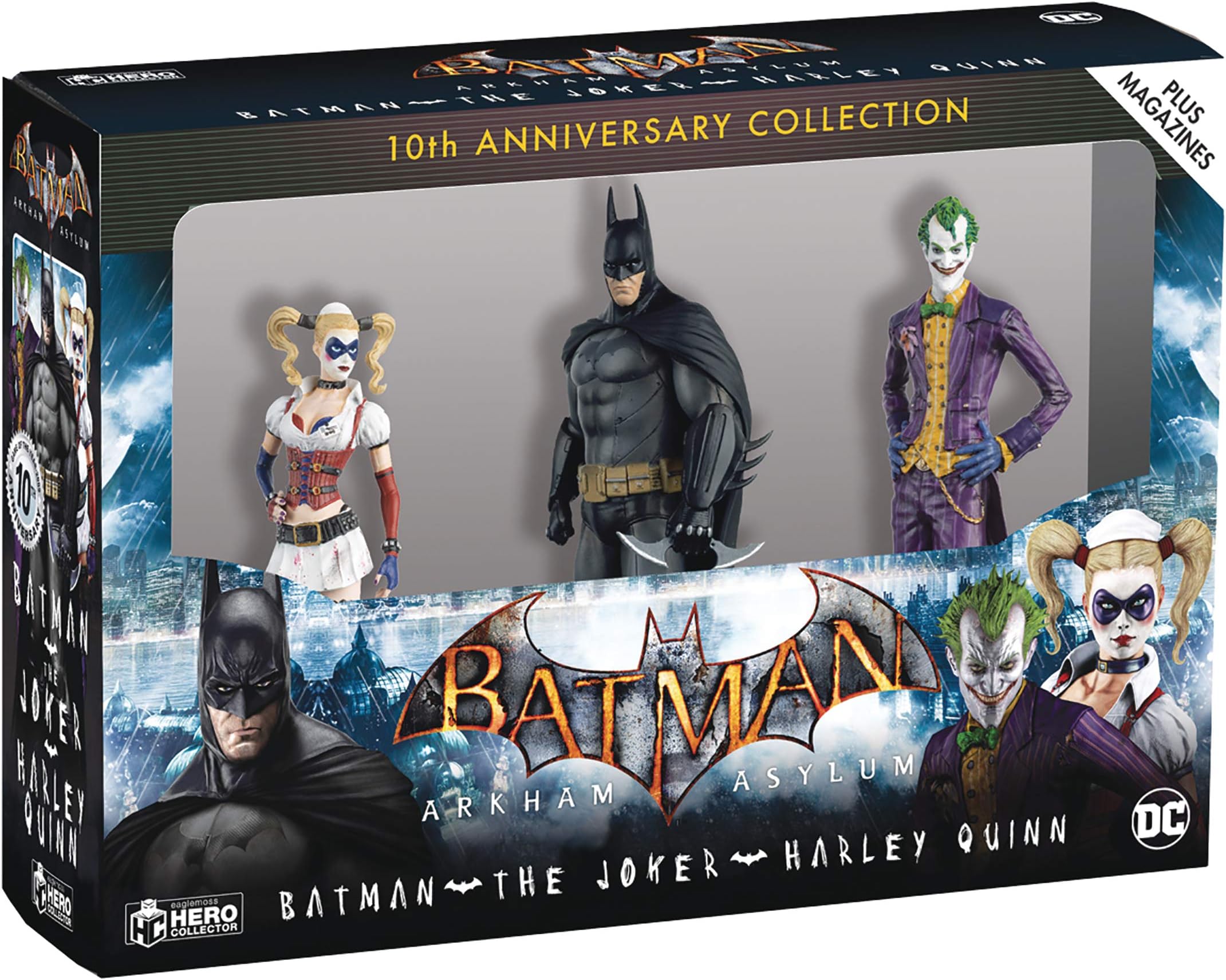 Eaglemoss Batman Arkam - Anniversary Box Set - 3 Figuren 13 cm