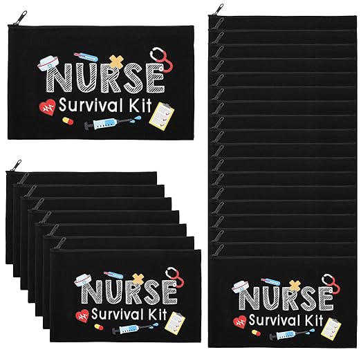 26 Pcs Nurse Survival Kit Cosmetic Bag Funny Gift for