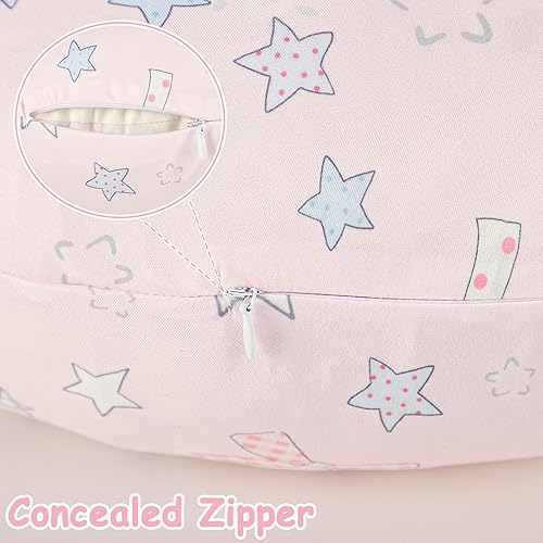 Miniatura 3 de GFU Funda de almohada de lactancia para niños y niñas, funda de almohada de lactancia materna para recién nacidos, funda de almohada suave para
