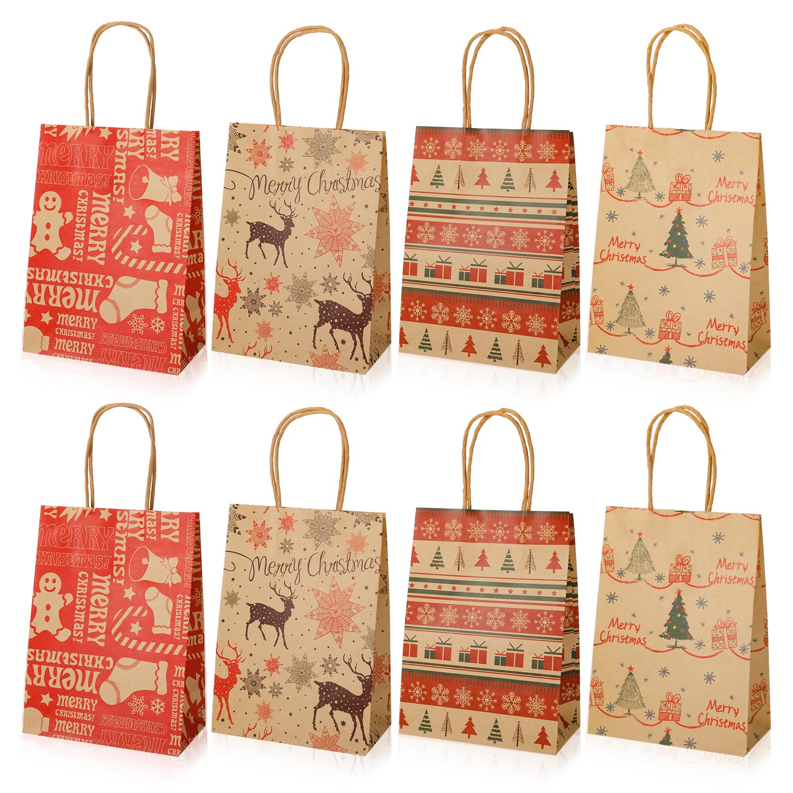 ミニ紙袋 クリスマス 8枚セット Amazon.co.jp: Paresthesia クリスマス