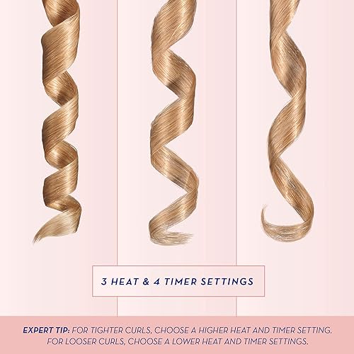 Miniatura 5 de Conair Rizador automático inalámbrico sin ataduras - Rizador automático recargable para rizos u ondas