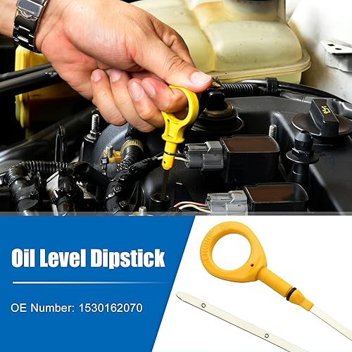 Miniatura 3 de uxcell Varilla de nivel de líquido de aceite de motor para Toyota 4Runner Limited SR5 3.4L V6 Gas 1996-2002 No.1530162070