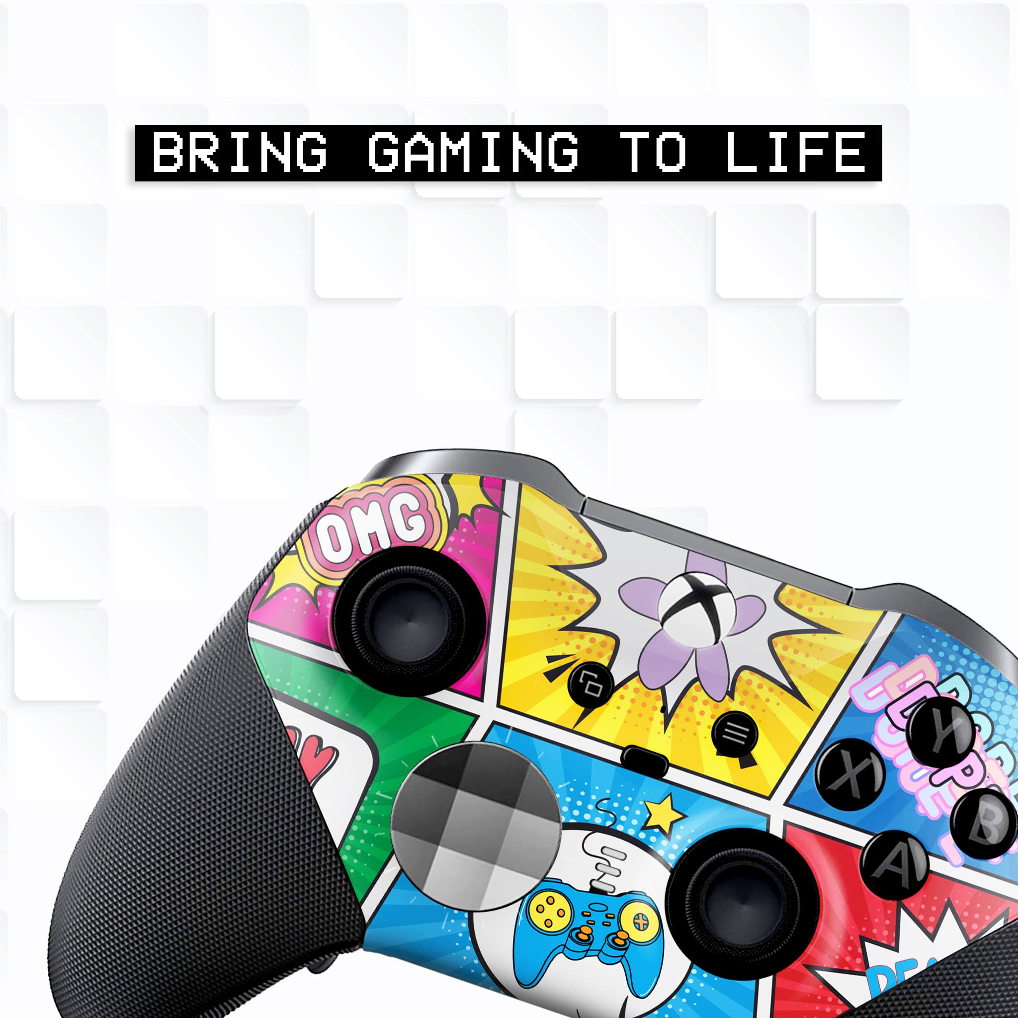 BCB Controller Customised for Elite Controller Wireless. Original Elite Series 2 Controller Compatible with Xbox One / Series X & S Remote Control. Customized with Water Transfer Printing (Not a Skin)