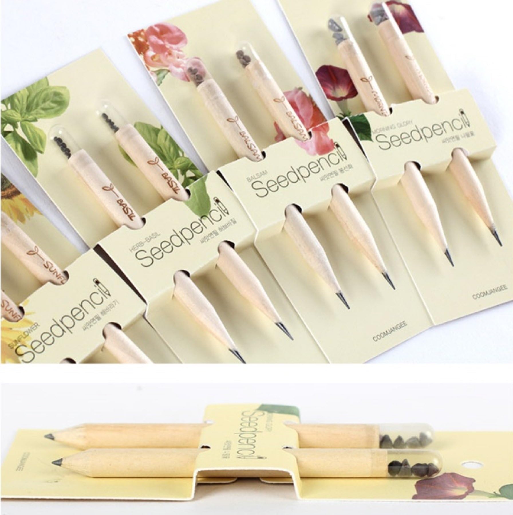 Seed Pencil Gift Set, 4 Pack (Set Of 8 Pencils)