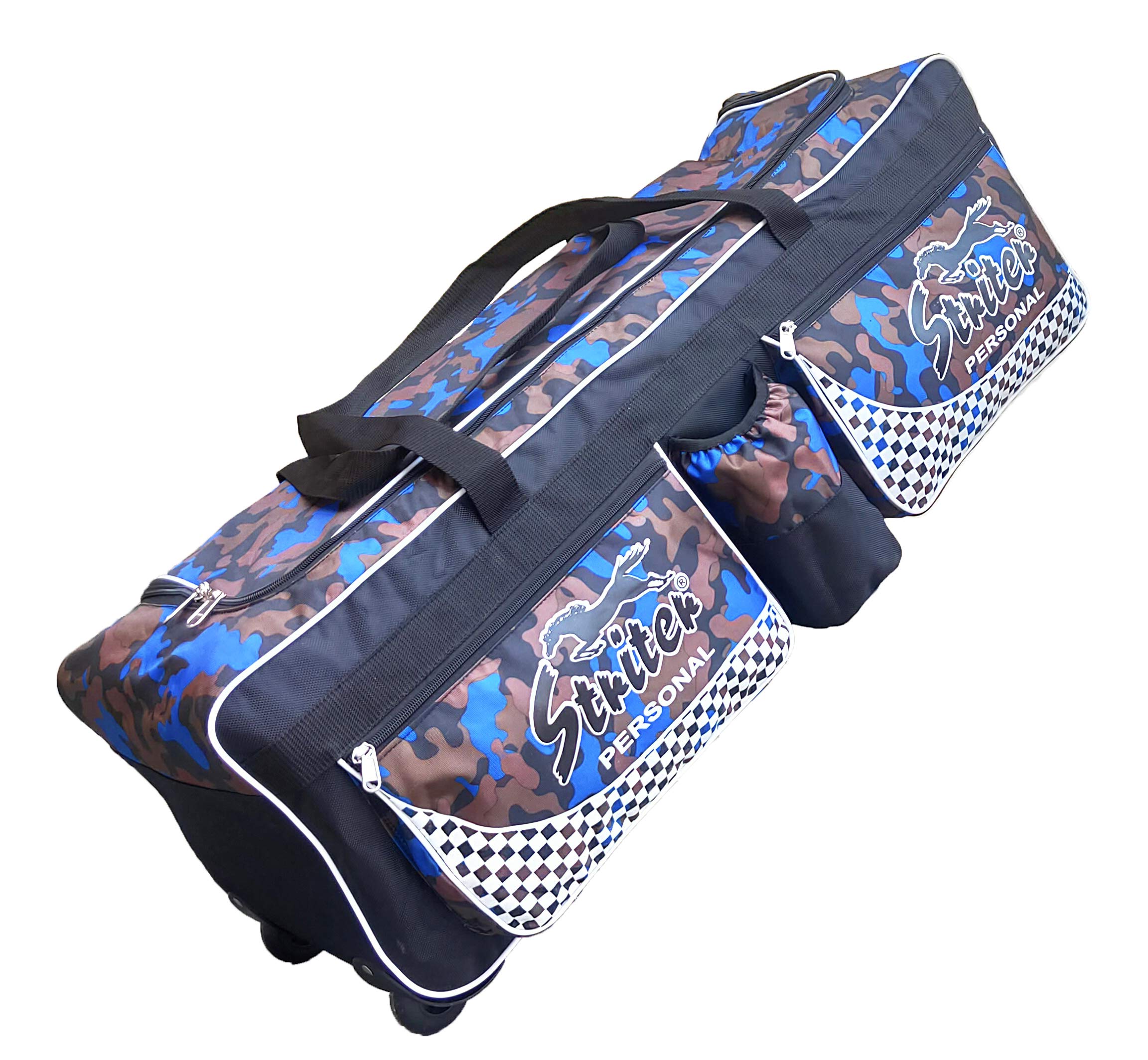 Striter® Cricket Kit Bag Cum Travel Duffel Bag with Rolling Wheels-Large 38 Inch Heavy Duty -Blue(Bag Only Colors of Bag May Vary) (B09TVXT5ND) Amazon Price History, Amazon Price Tracker