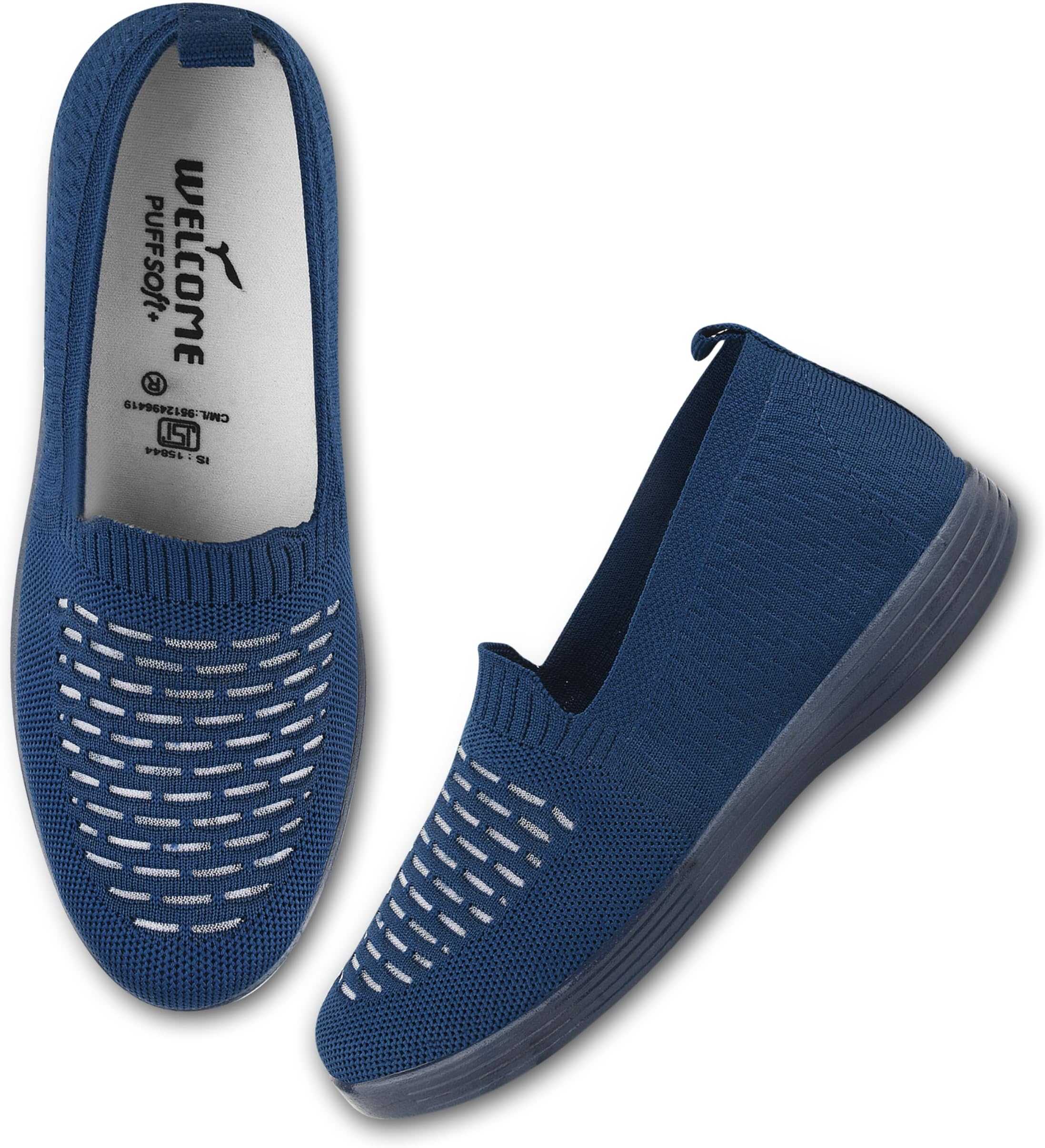 Womens Knit-28 Women's Lightweight Walking Shoes Super Casual Running for Everyday Wear Shoe for Women by Welcome Walking Shoe