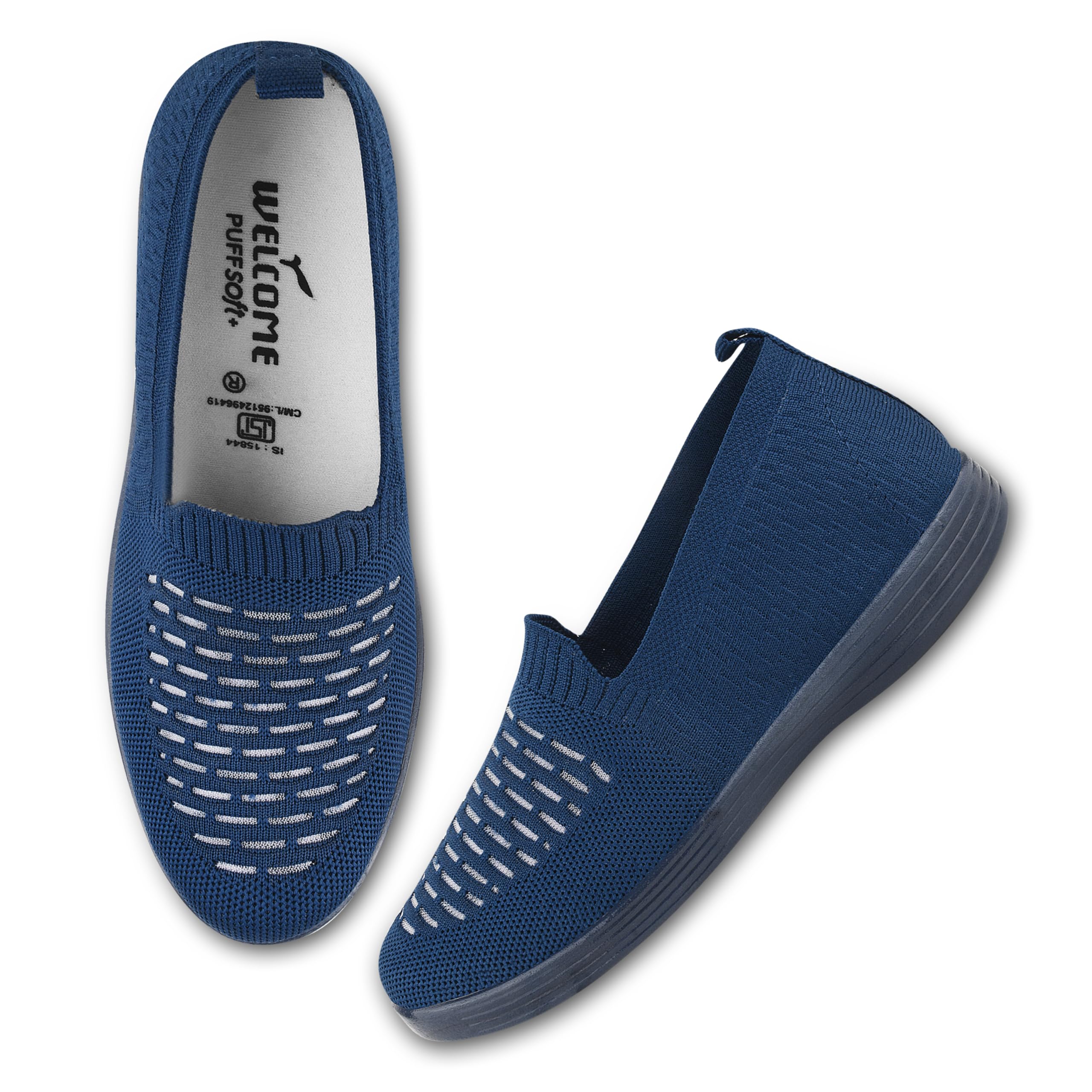 Womens Knit-28 Women's Lightweight Walking Shoes Super Casual Running for Everyday Wear Shoe for Women by Welcome Walking Shoe