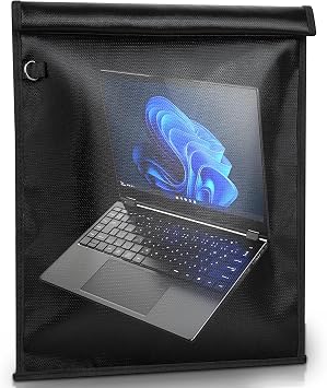 Large Faraday Bags EMP Proof 17" x 15", Portable Faraday Cage for Laptops Tablets, EMP Bags for Electronics, Fireproof Waterproof RFID Signal Blocker Faraday Pouch